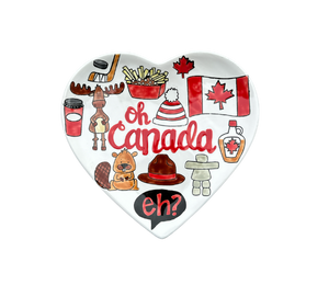 Norfolk Canada Heart Plate