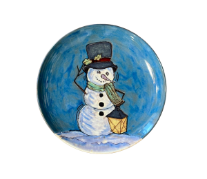 Norfolk Rustic Glazed Snowman